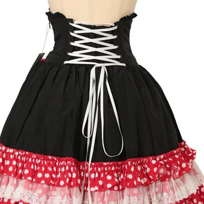 Atelier Pierrot × Disney Minnie Mouse corset skirt – detachable bow clip6