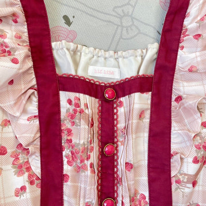 Liz Lisa cherry and rose print onesize dress 5