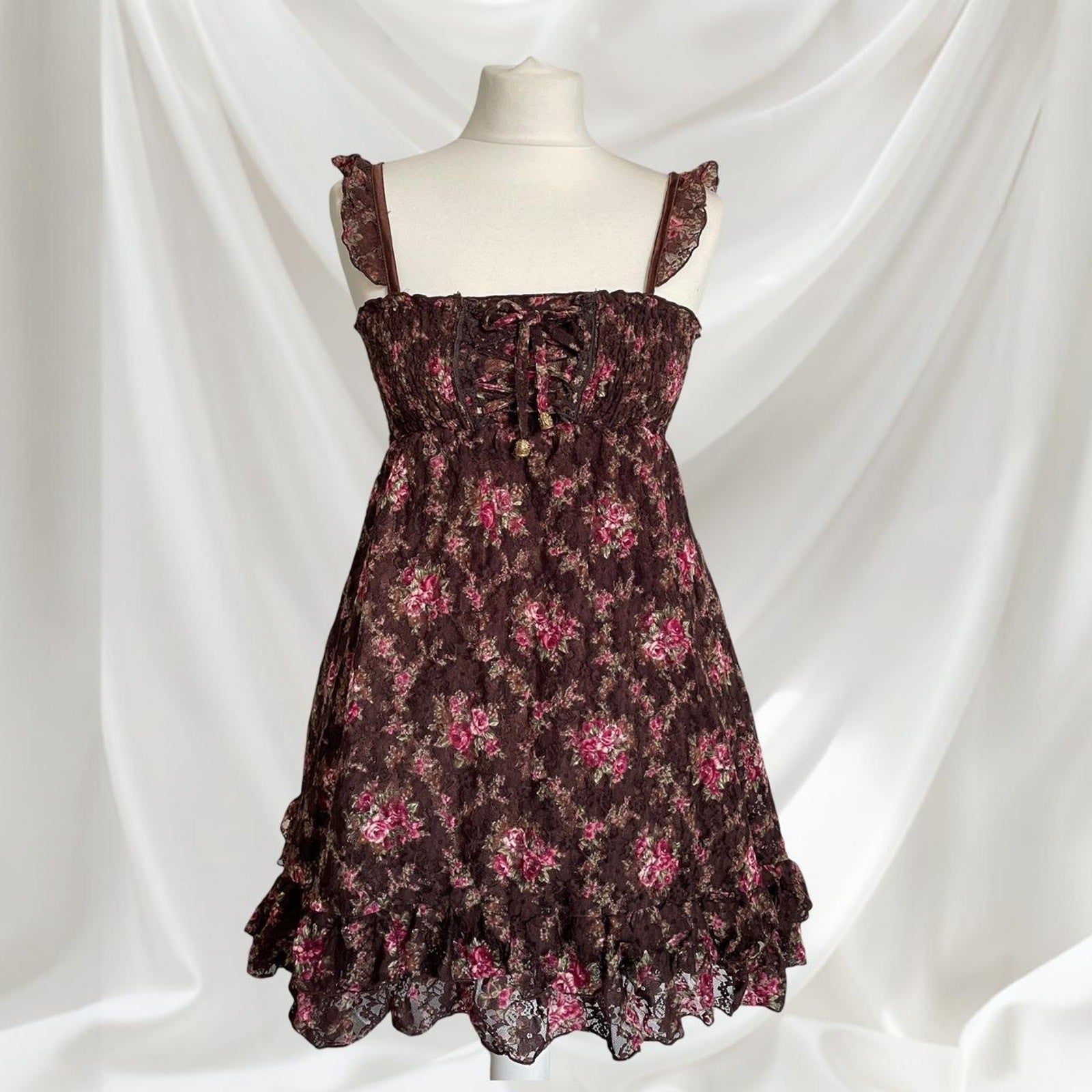 Liz Lisa floral laceup dress – rare classic old school himekaji0