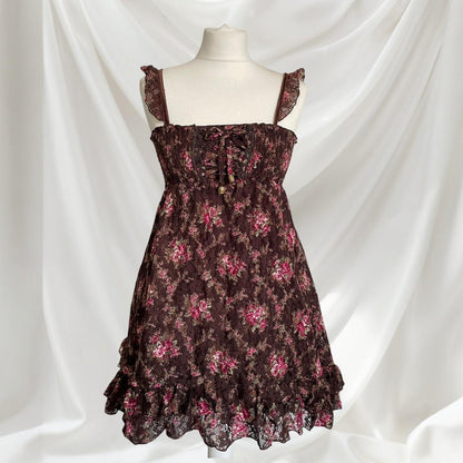 Liz Lisa floral laceup dress – rare classic old school himekaji0