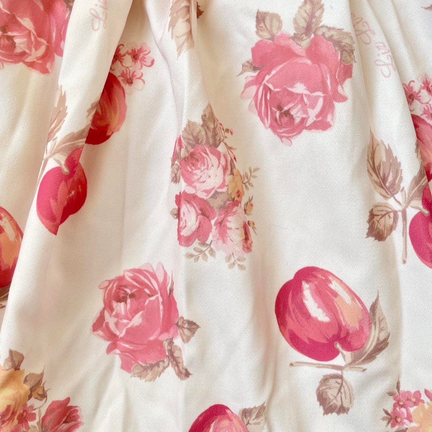 Liz Lisa romantic apple & rose print dress3