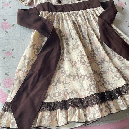 Japanese brand Bodyline floral sailor-collar Lolita dress4