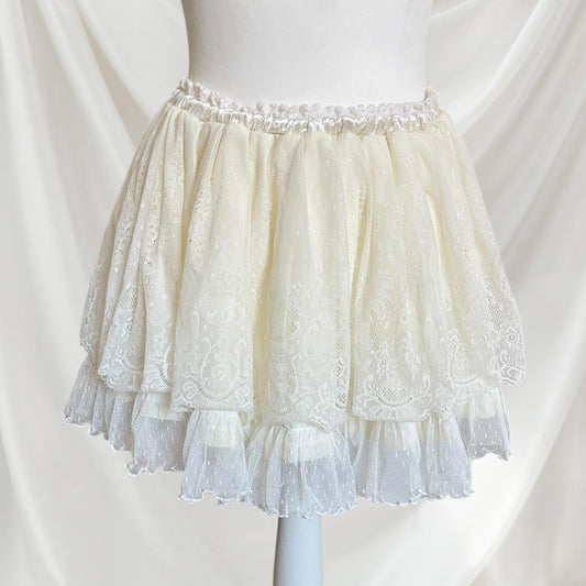 Liz Lisa lace layered skirt with ruffles 0