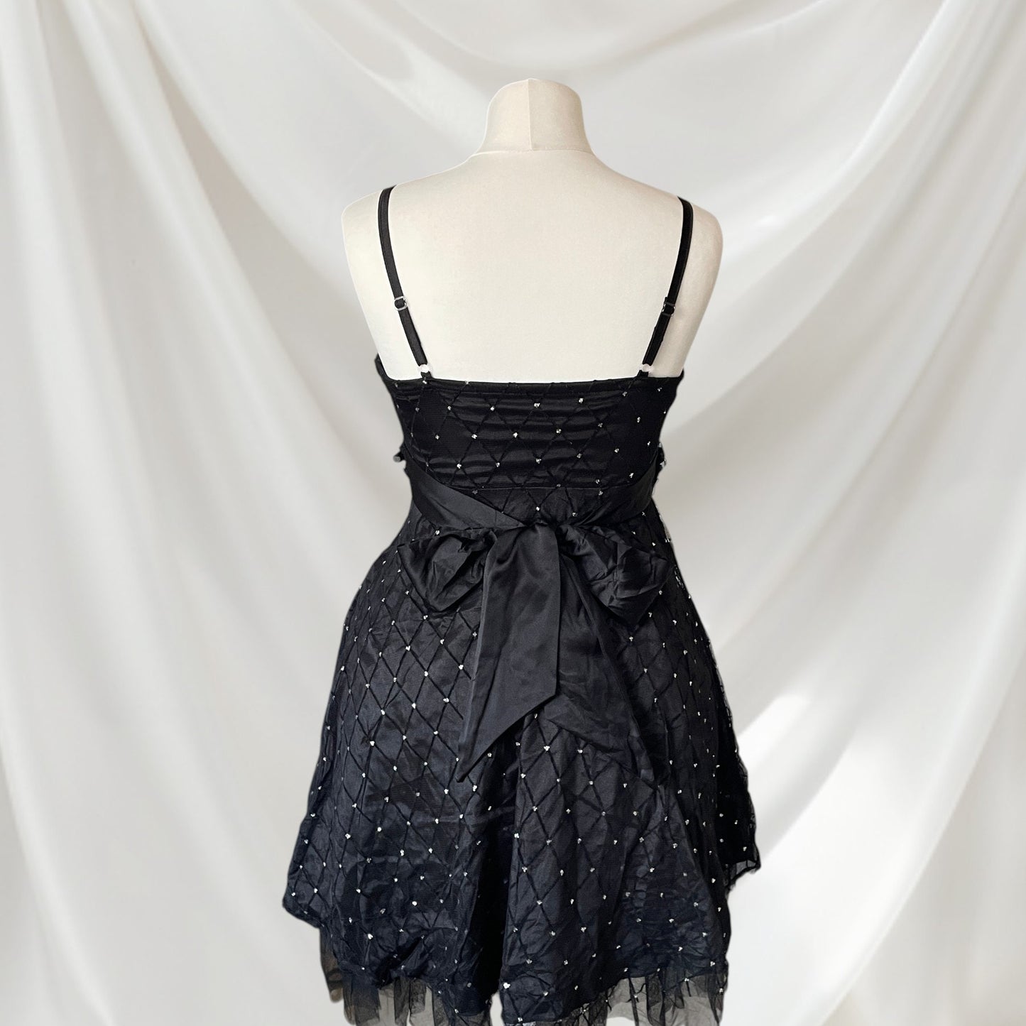 Japan vintage black evening dress spaghetti strap party dress1