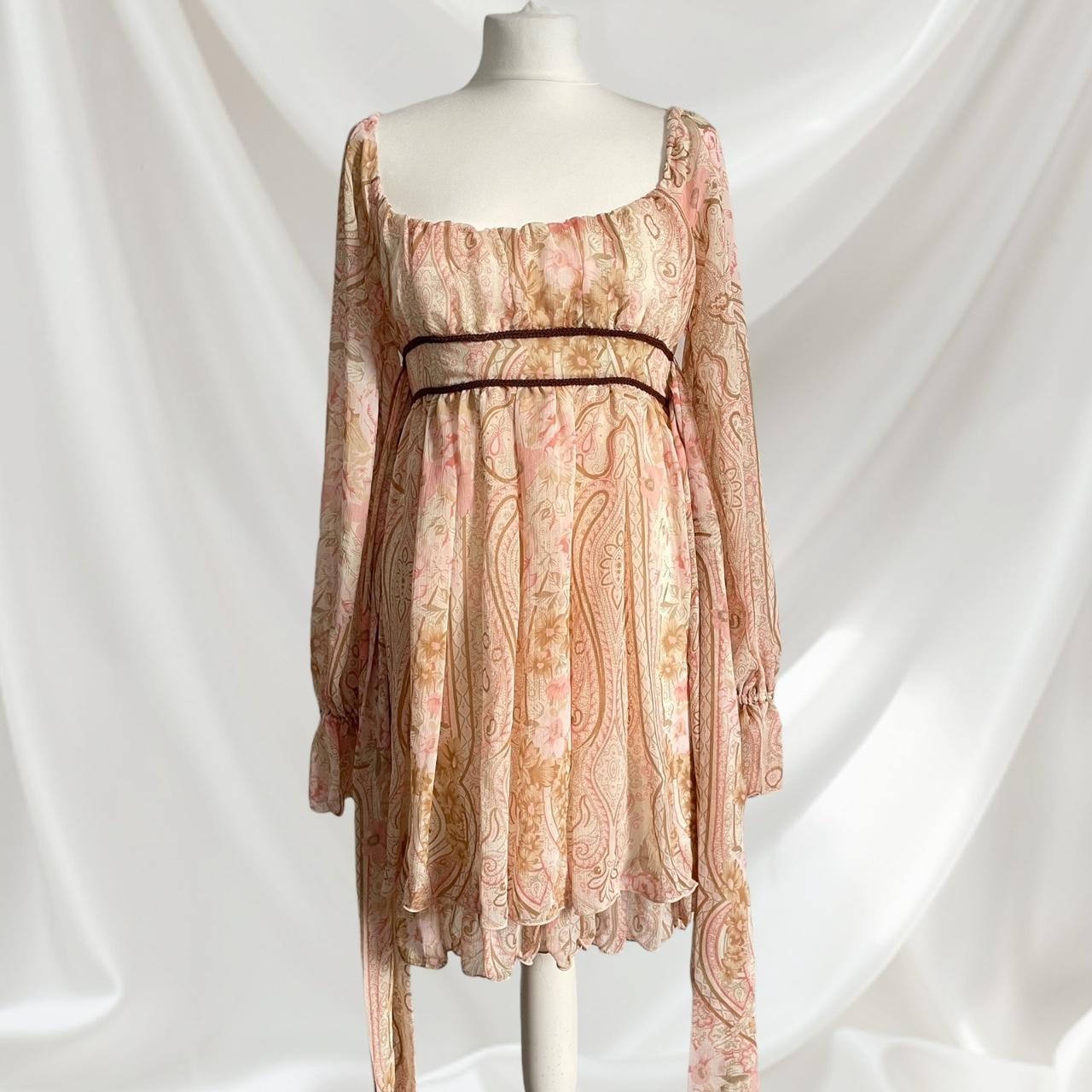 Liz Lisa Paisley patterned empire waist dress one size1