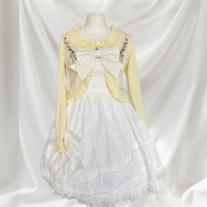 Japanese brand Bodyline sweet lolita dress with oversized bow embellishments 5