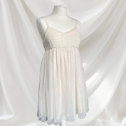 Ank Rouge fluffy mesh dress in white Japanese women girls sweet lolita princess3