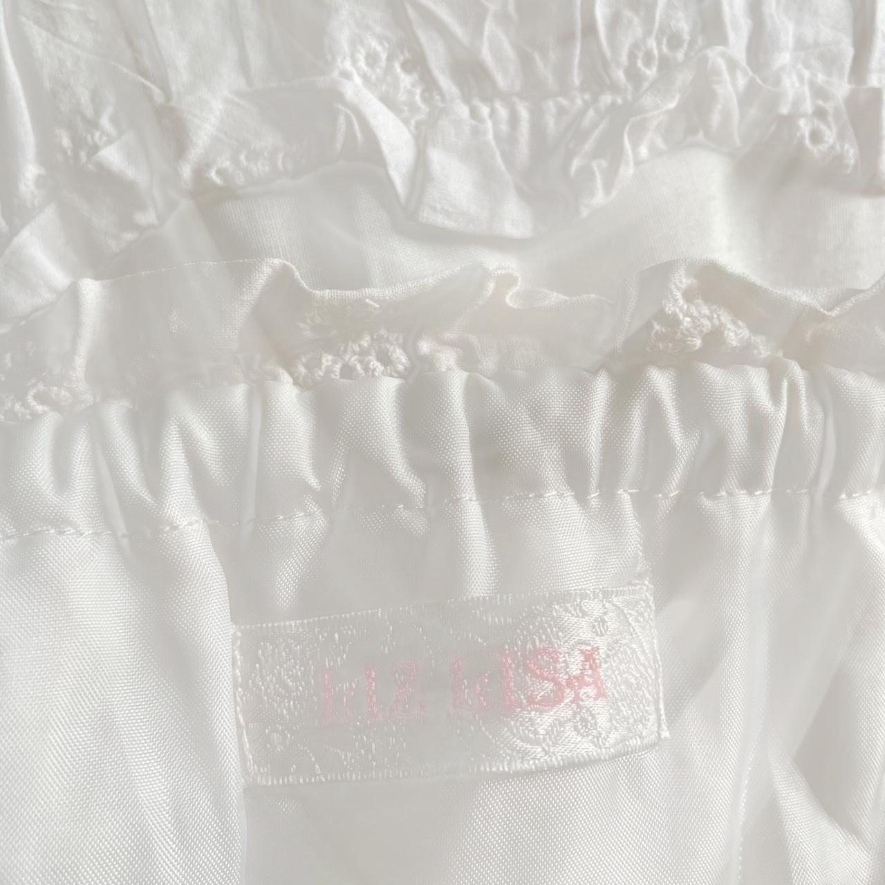 Liz Lisa tiered white lace dress5