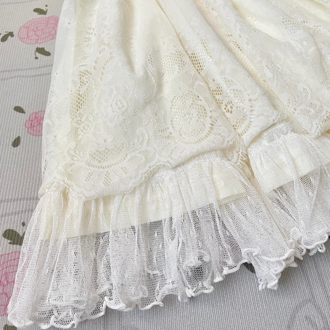 Liz Lisa lace layered skirt with ruffles 2