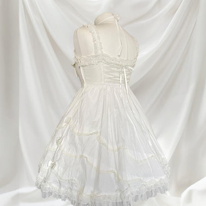 Japanese brand Bodyline sweet lolita dress with oversized bow embellishments 1