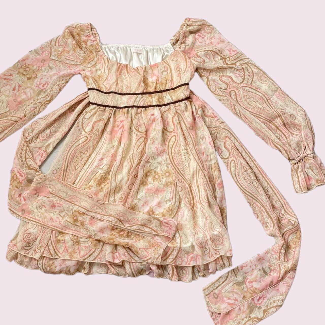 Liz Lisa Paisley patterned empire waist dress one size3