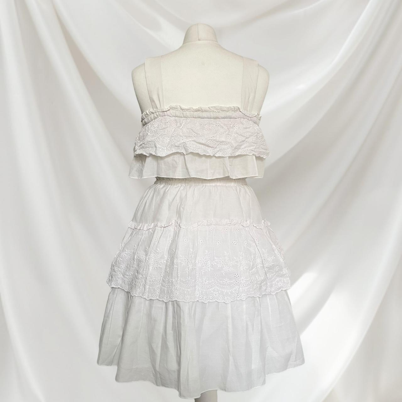 Liz Lisa tiered white lace dress2