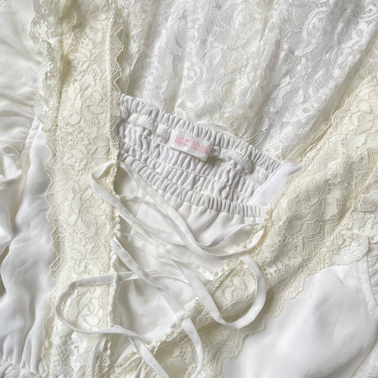 Liz Lisa ivory lace dress - romantic elegance Jfashion gyaru lolita style4