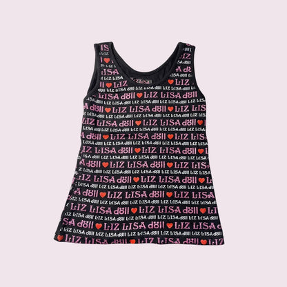 Liz Lisa doll graphic tank top – bold and fun design0