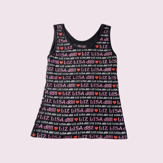 Liz Lisa doll graphic tank top – bold and fun design0