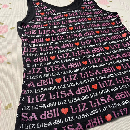 Liz Lisa doll graphic tank top – bold and fun design3