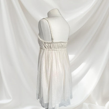 Ank Rouge fluffy mesh dress in white Japanese women girls sweet lolita princess5