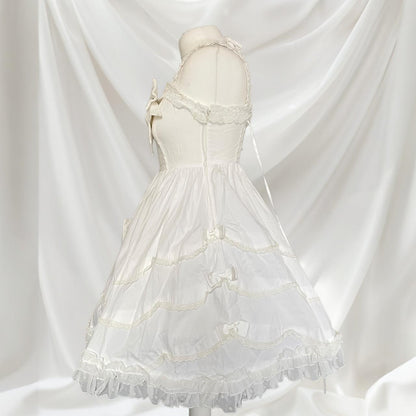 Japanese brand Bodyline sweet lolita dress with oversized bow embellishments 3