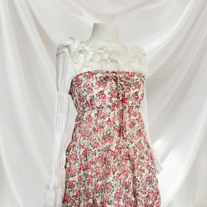  Liz Lisa floral dress with shirred bodice gyaru kawaii dress1