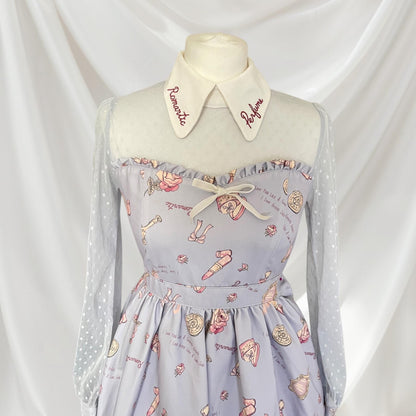 Liz Lisa perfume-themed pastel Lolita dress with collar knee-length dress1