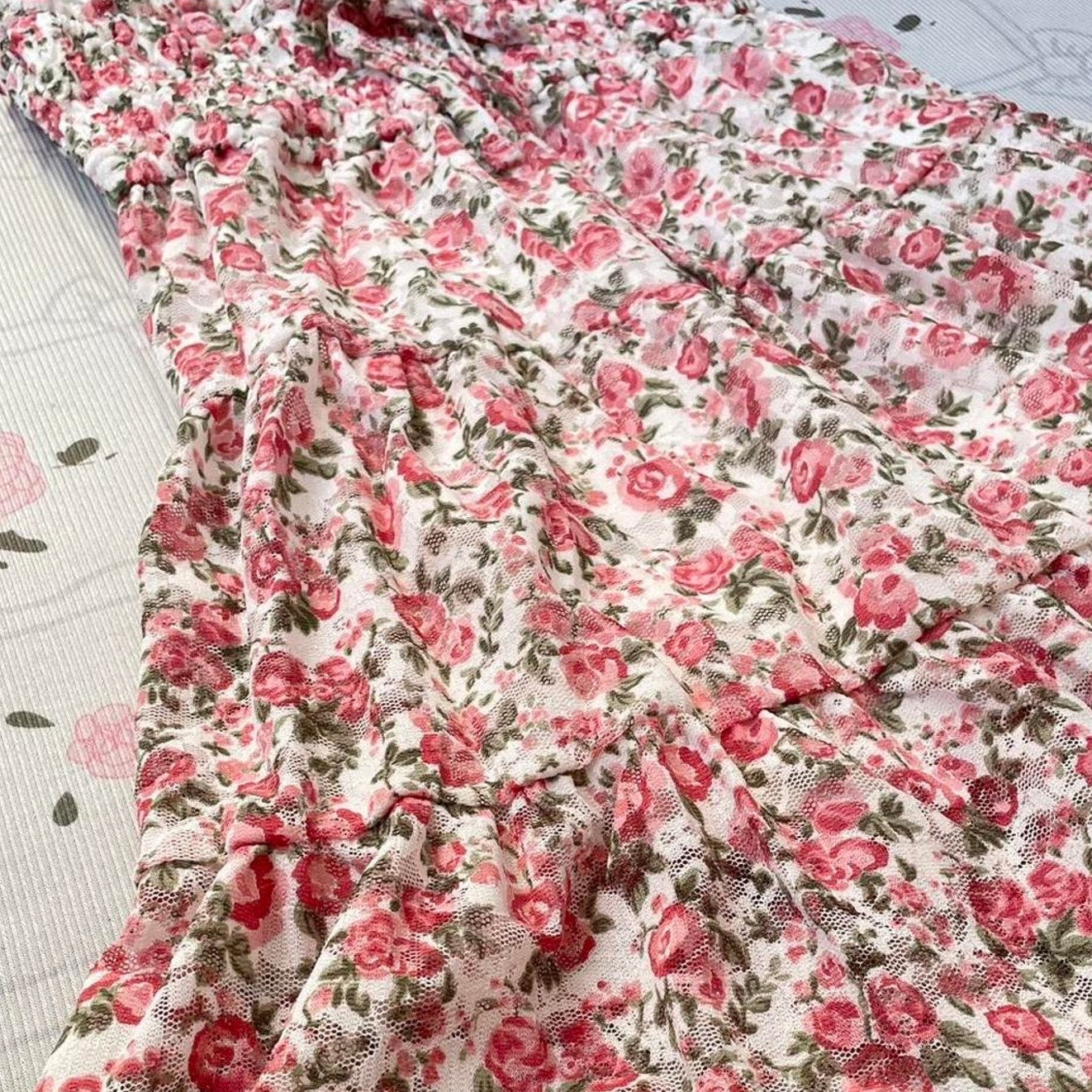  Liz Lisa floral dress with shirred bodice gyaru kawaii dress3