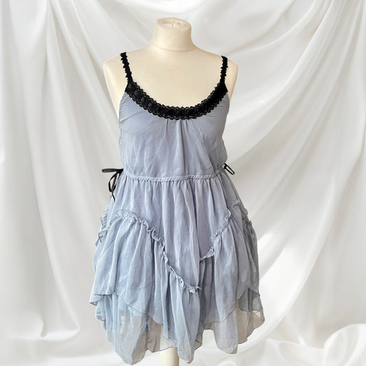 Axes Femme Lace Overlay Dress (label removed)0