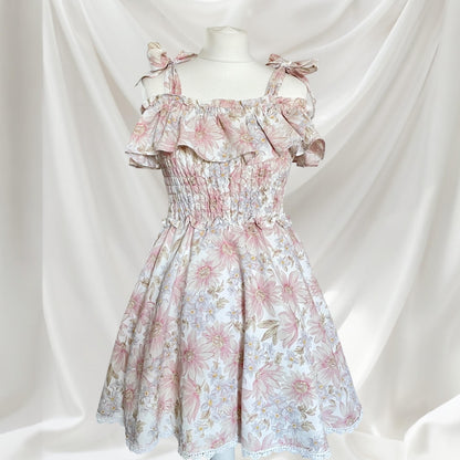 Liz Lisa rare floral off-shoulder dress - iconic and feminine0