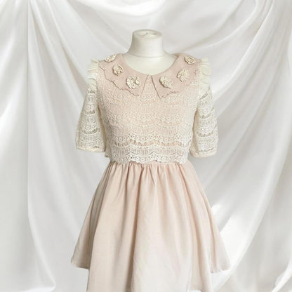 Liz Lisa elegant dress with intricate floral appliqué detailing4