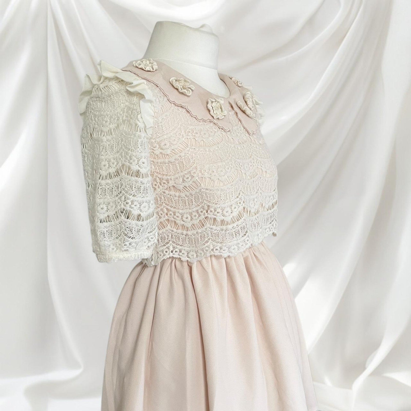 Liz Lisa elegant dress with intricate floral appliqué detailing3