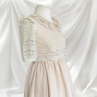Liz Lisa elegant dress with intricate floral appliqué detailing3