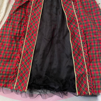 Liz Lisa Doll tartan Lolita dress with versatile options(white top not included)3