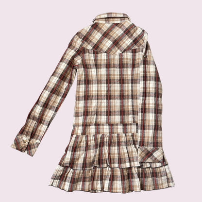 Liz Lisa 10Th Anniversary (2009) vintage plaid shirt dress1
