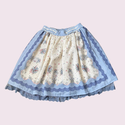 Axes Femme floral print vintage-inspired skirt0