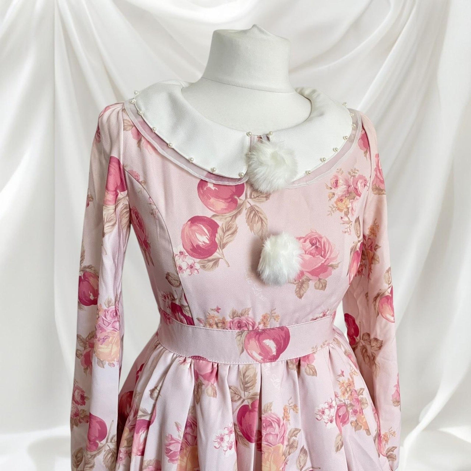 Liz Lisa romantic apple & rose print dress1