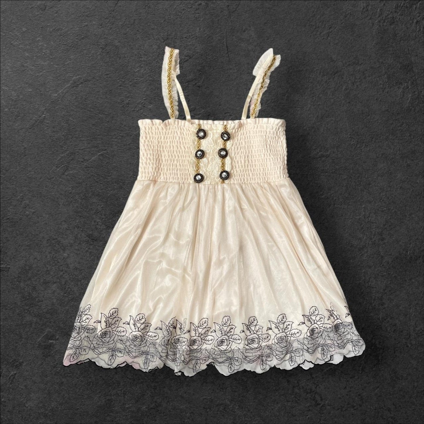 Japanese brand Axes Femme lace-trimmed embellished camisole top2